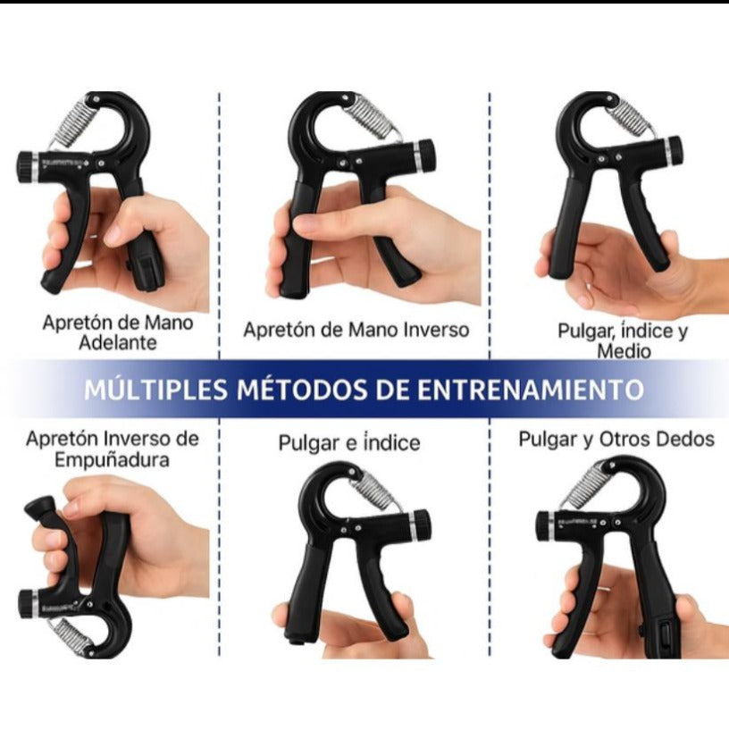 Handgrip 10kg-100kg (negro y gris)